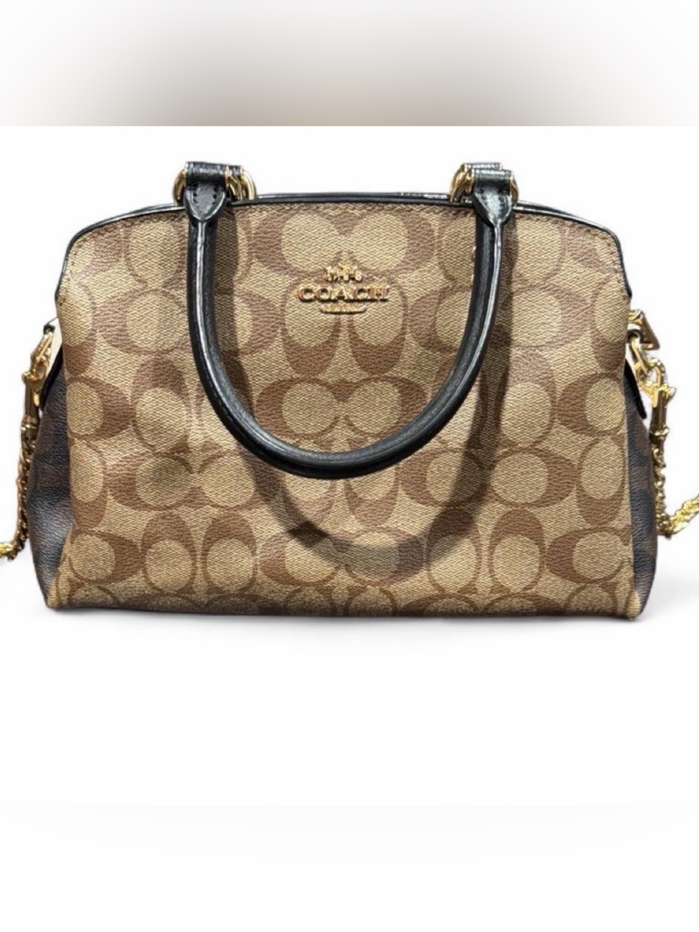 Coach Mini Lillie Carryall in Signature Canvas